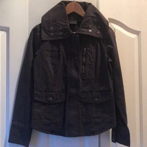 Trouve Dark Grey Moto Jacket
